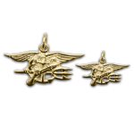 14K Yellow Gold Trident Pendant - UDT-SEAL Store
 - 1