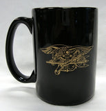 Black with Gold 15oz Ceramic Coffee Mug - UDT-SEAL Store
 - 4