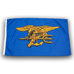 SEAL Flag with Trident - UDT-SEAL Store
 - 2